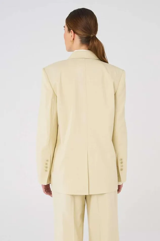 Oroton Jackets and Outerwear Women Blazer Almond