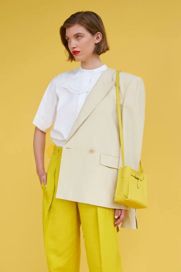 Oroton Jackets and Outerwear Women Blazer Almond
