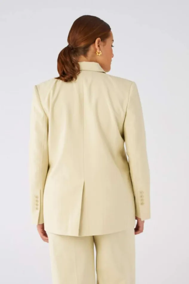 Oroton Jackets and Outerwear Women Blazer Almond