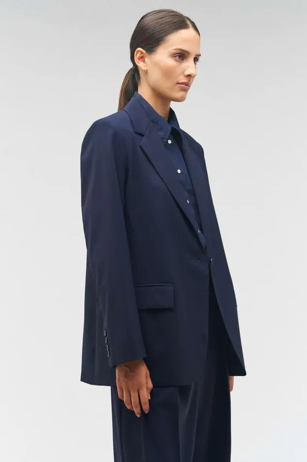 Oroton Jackets and Outerwear Women Single Breasted Blazer North Sea