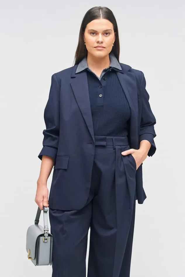 Oroton Jackets and Outerwear Women Single Breasted Blazer North Sea