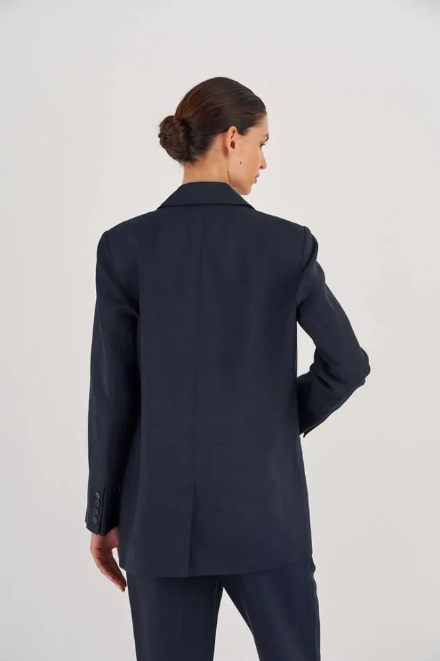 Oroton Jackets and Outerwear Women Single Breasted Blazer North Sea