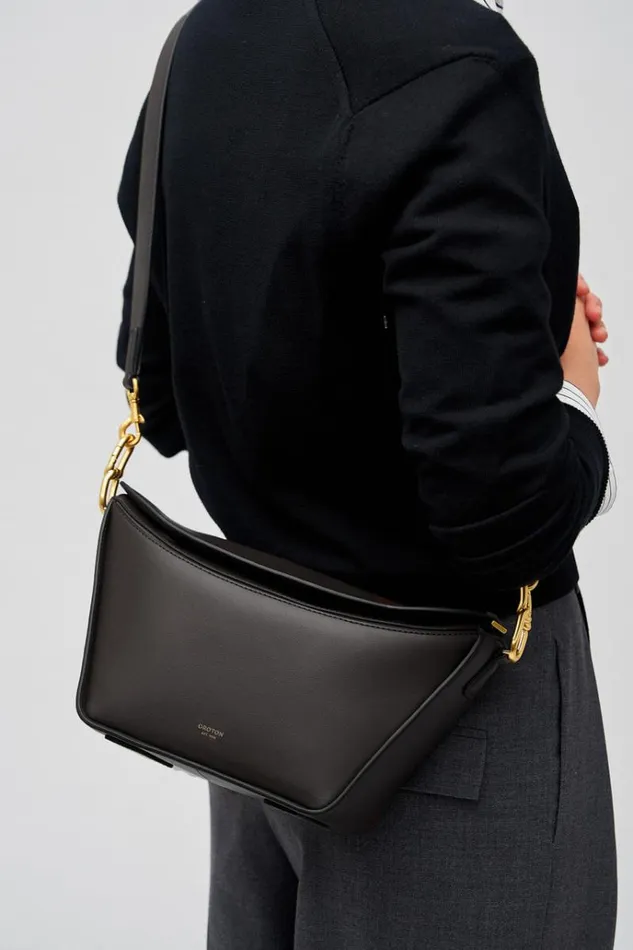 Oroton Shoulder Women Fable Day Bag Black