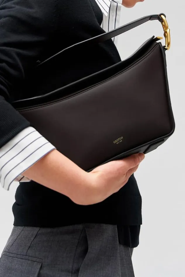 Oroton Shoulder Women Fable Day Bag Black