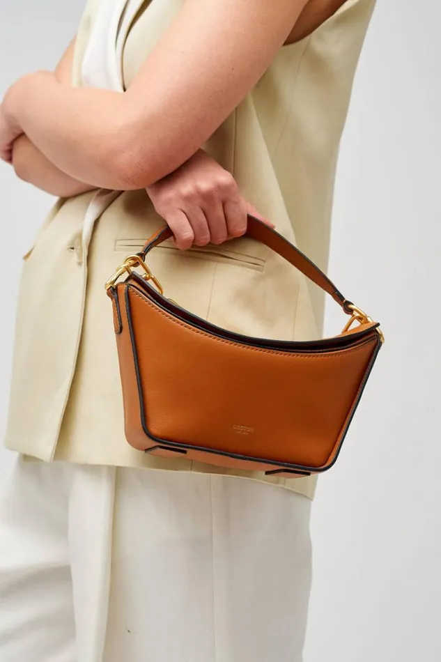 Oroton Shoulder Women Fable Small Day Bag Amber