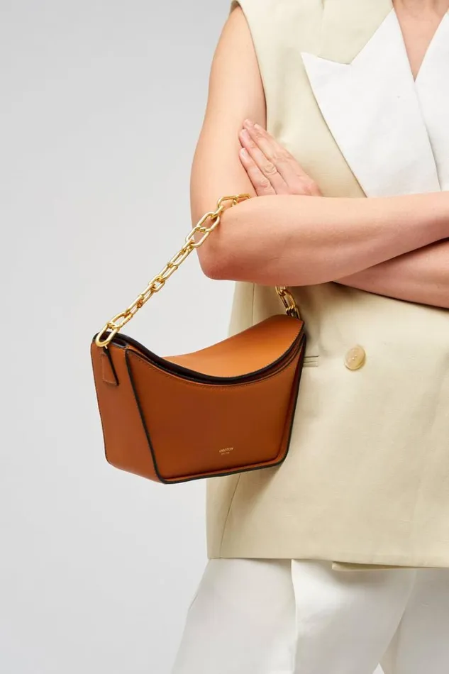 Oroton Shoulder Women Fable Small Day Bag Amber