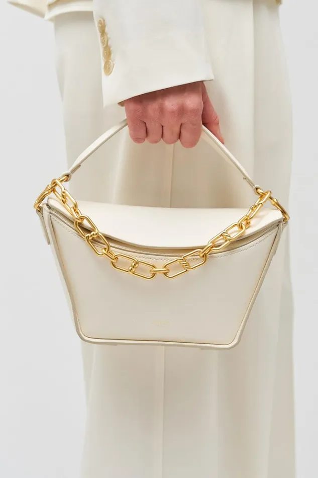 Oroton Shoulder Women Fable Small Day Bag Paper White