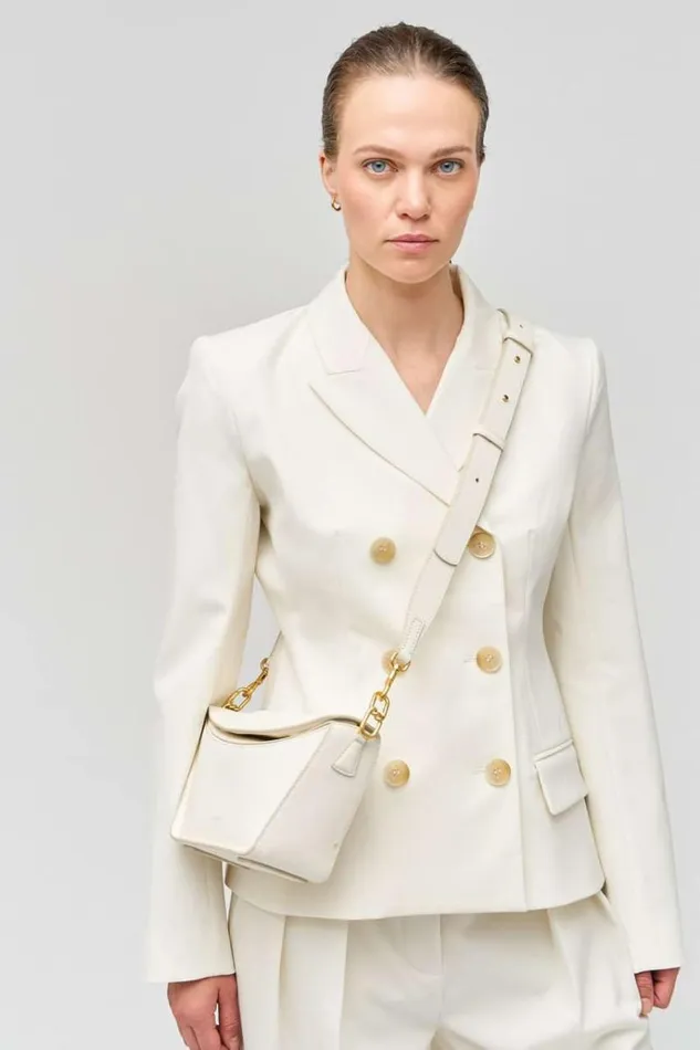 Oroton Shoulder Women Fable Small Day Bag Paper White