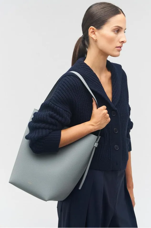 Oroton Totes Women Ellis Hobo Grey Flannel