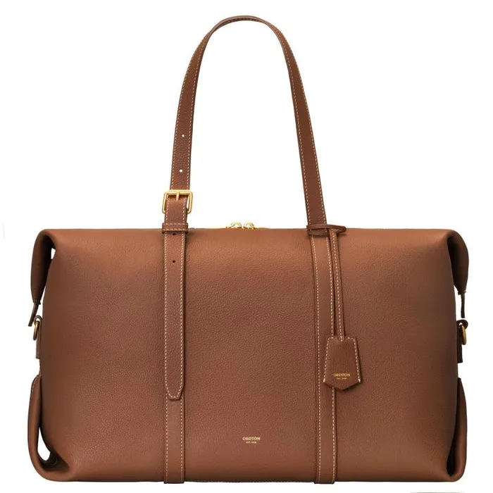 Oroton Travel Women Margot Weekender Whiskey