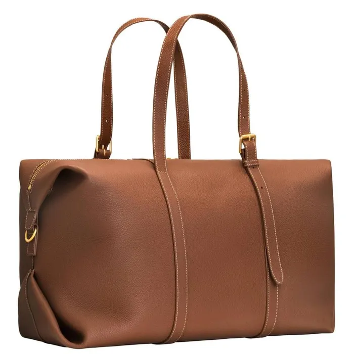 Oroton Travel Women Margot Weekender Whiskey