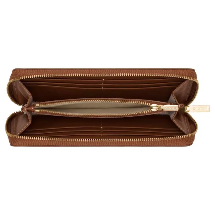 Oroton Wallets Accessories Margot Medium Zip Around Wallet Whiskey