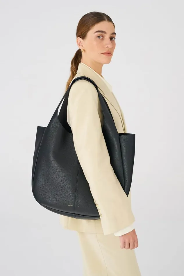 Oroton Work Women Emilia Large Tote Black