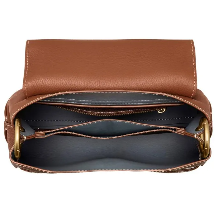 Oroton Work Women Margot Small Top Handle Whiskey