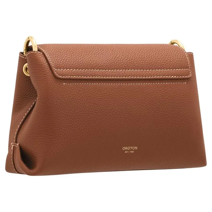 Oroton Work Women Margot Small Top Handle Whiskey