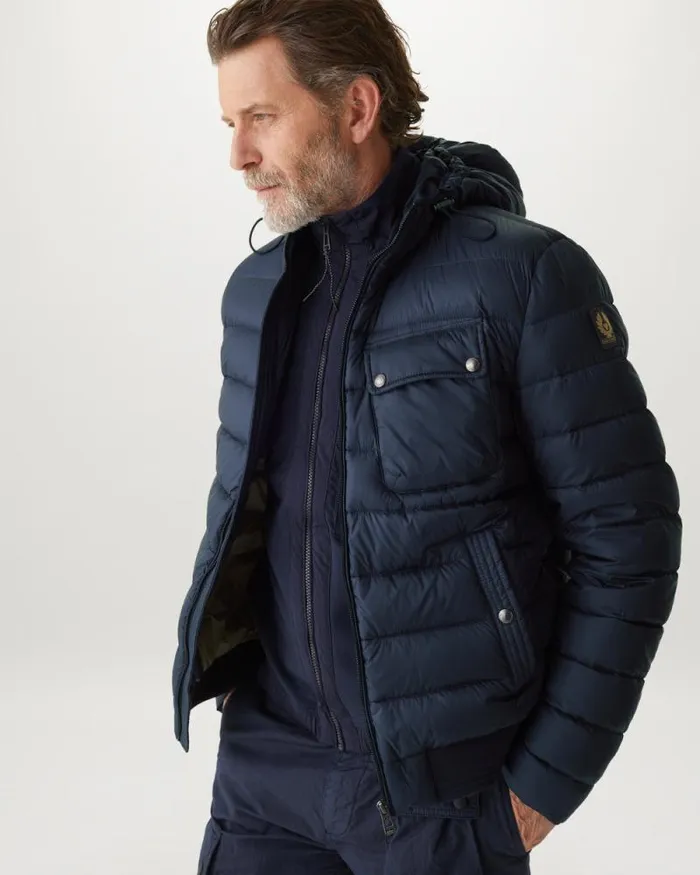 Outerwear Best Sellers Men Belstaff Streamline Jacket Dark Ink