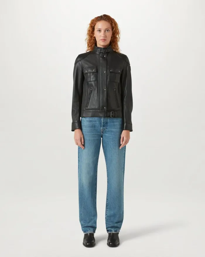 Outerwear Best Sellers Women Belstaff Gangster Jacket Black Outerwear Best Sellers Women Belstaff Gangster Jacket Black