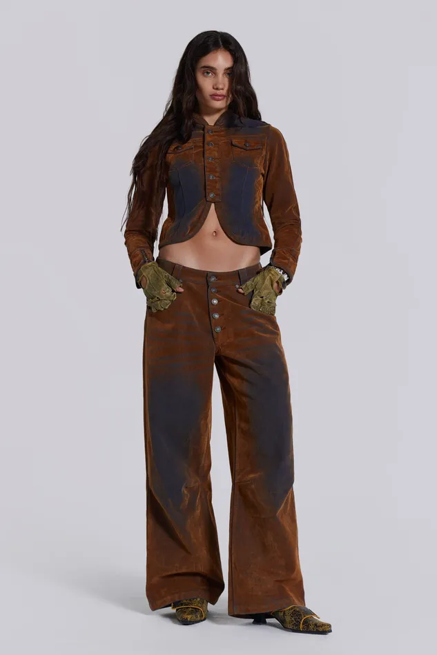 Outerwear Women Shop Zebe Velvet Touch Jacket Jaded London