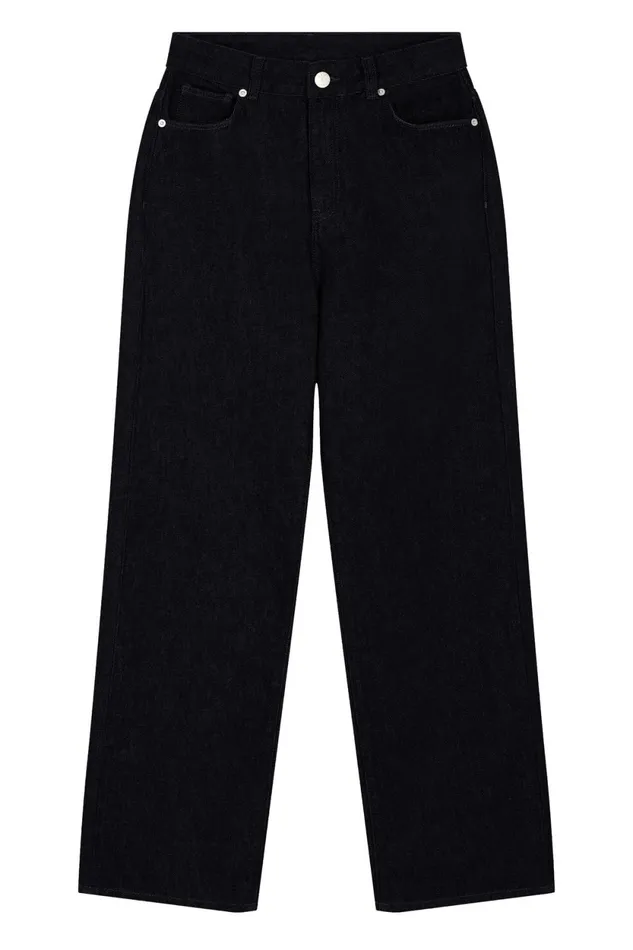 Pants and Jeans Women Leon and Harper Francois Pln1 Jeans Black