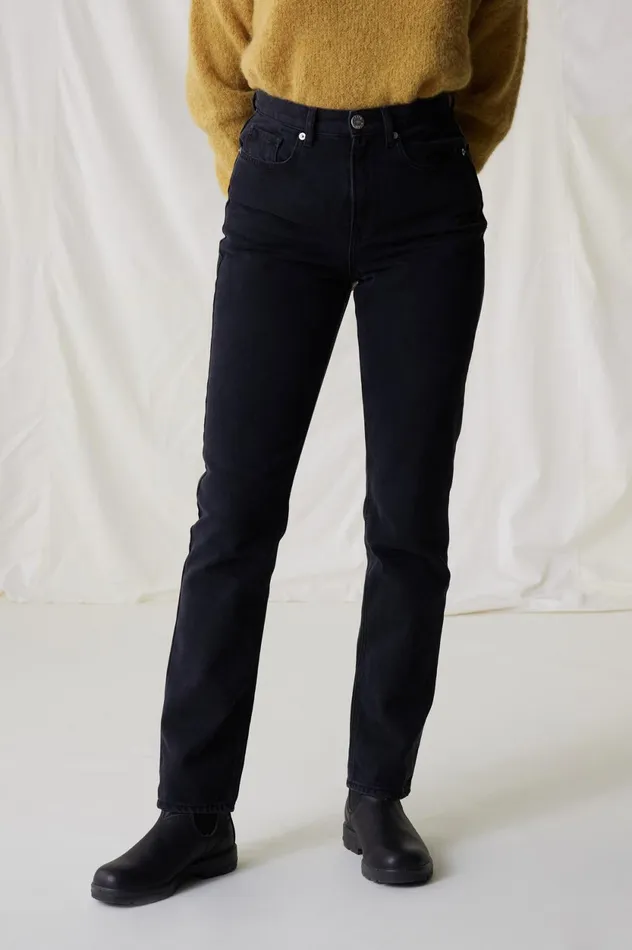 Pants and Jeans Women Leon and Harper Julien Pln1 Jeans Black