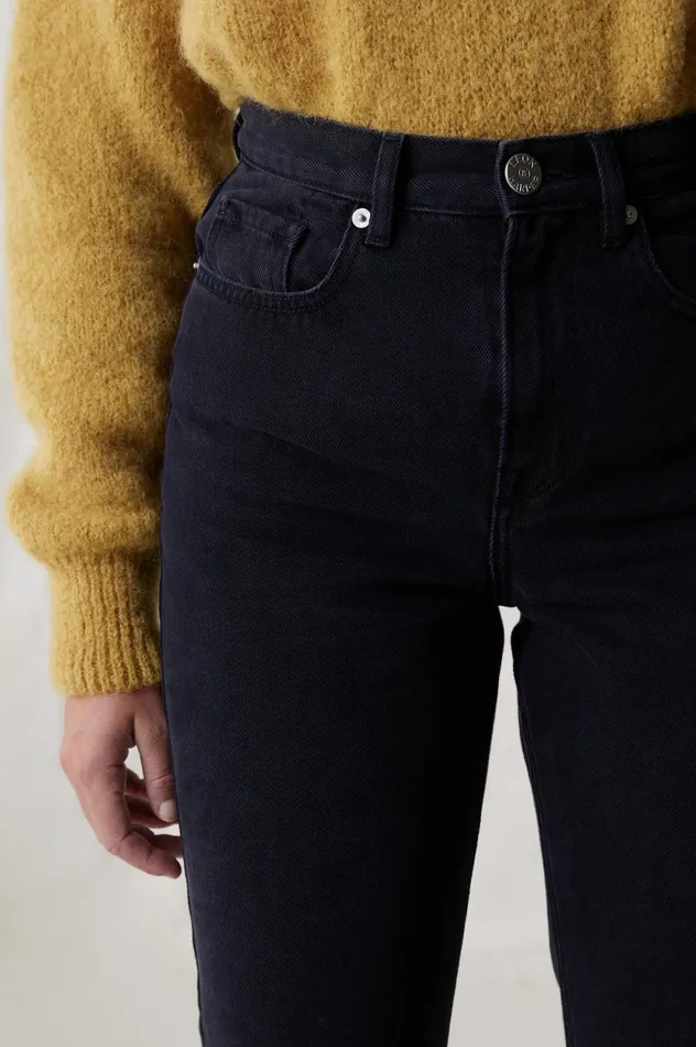 Pants and Jeans Women Leon and Harper Julien Pln1 Jeans Black