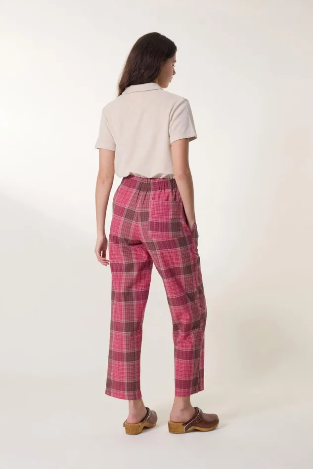 Pants and Jeans Women Leon and Harper Pantalon Permin Strght Red