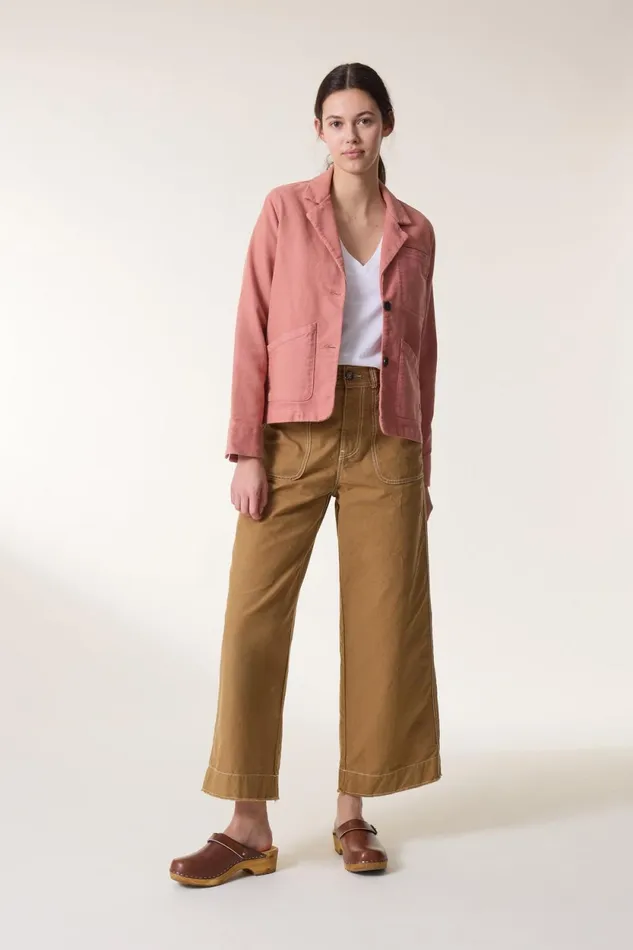 Pants and Jeans Women Leon and Harper Prag Plain Pants Mustard