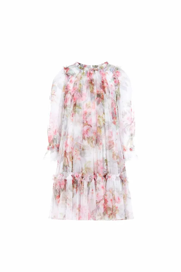 Paradise Garden Long Sleeve Kids Dress Multi Kids Needle and Thread Kids Formalwear