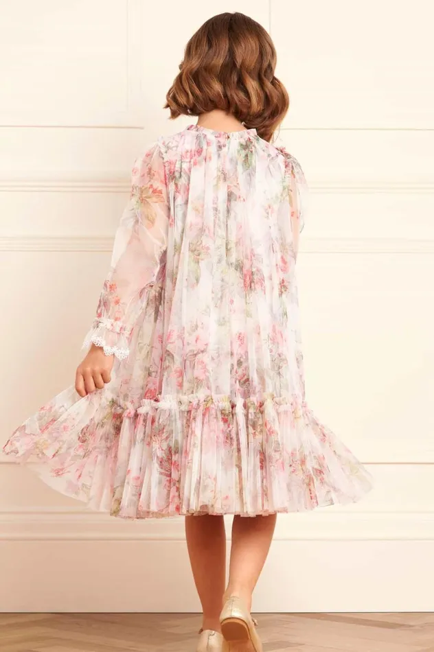 Paradise Garden Long Sleeve Kids Dress Multi Kids Needle and Thread Kids Formalwear