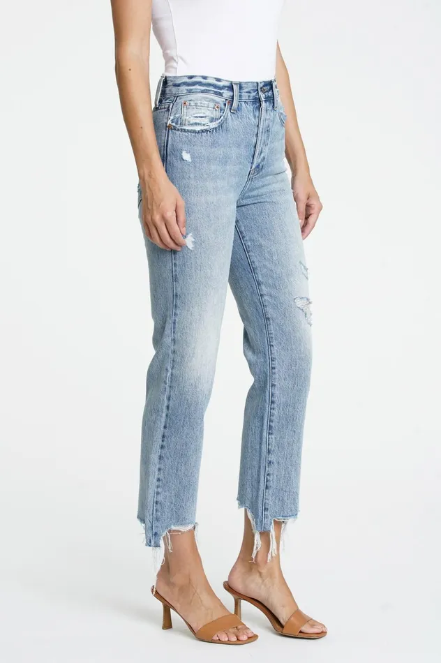 Pistola Denim Charlie High Rise Straight Leg 8211 Dolores Park Women Denim