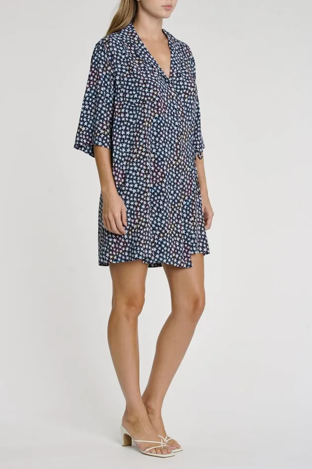 Pistola Denim Fiona Wrap Dress 8211 Seeing Stars Women Jumpsuits and Dresses