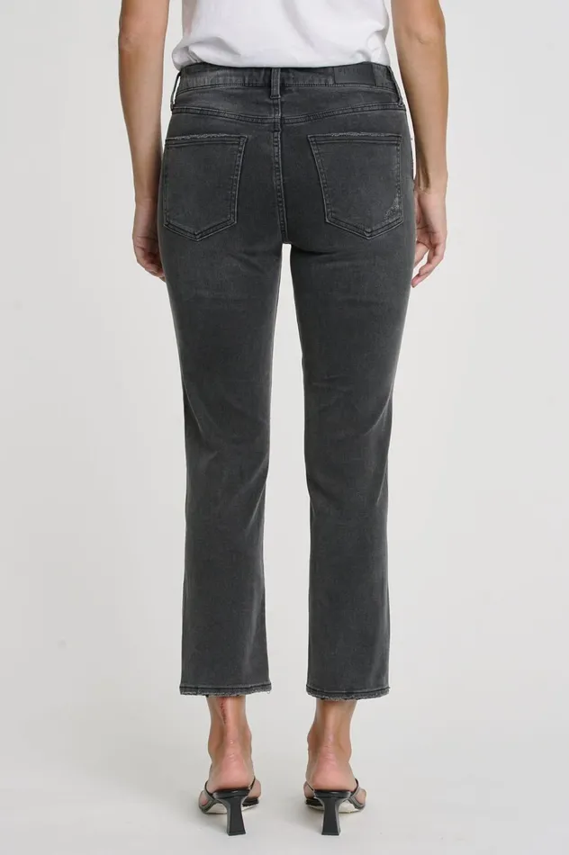 Pistola Denim Monroe High Rise Slim Cigarette 8211 Nero Women Denim