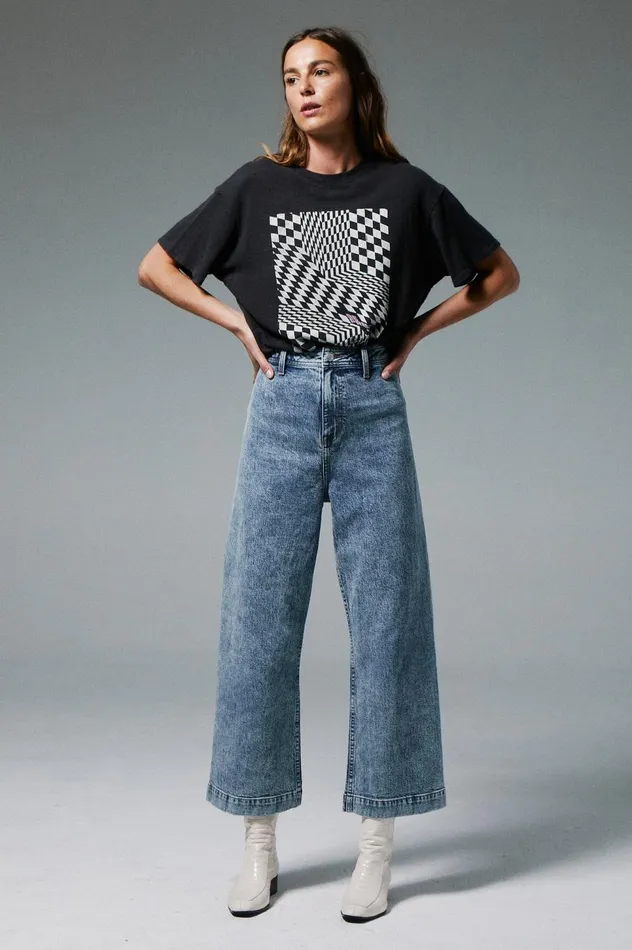Pistola Denim Palmer Hemp Boxy Tee 8211 Be Present Women Tops