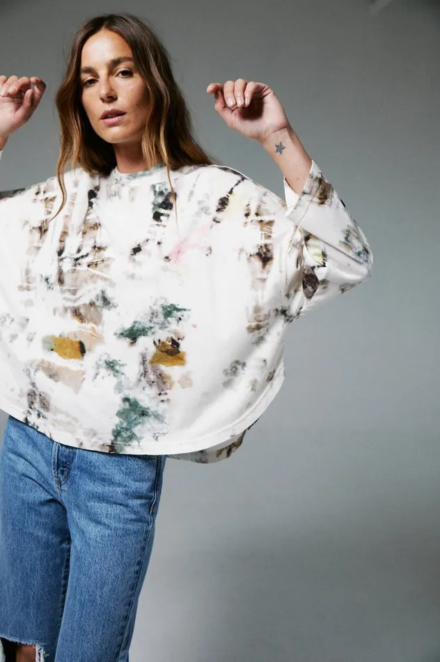 Pistola Denim Selma Long Sleeve Curved Hem Tee 8211 Atlas Women Tops