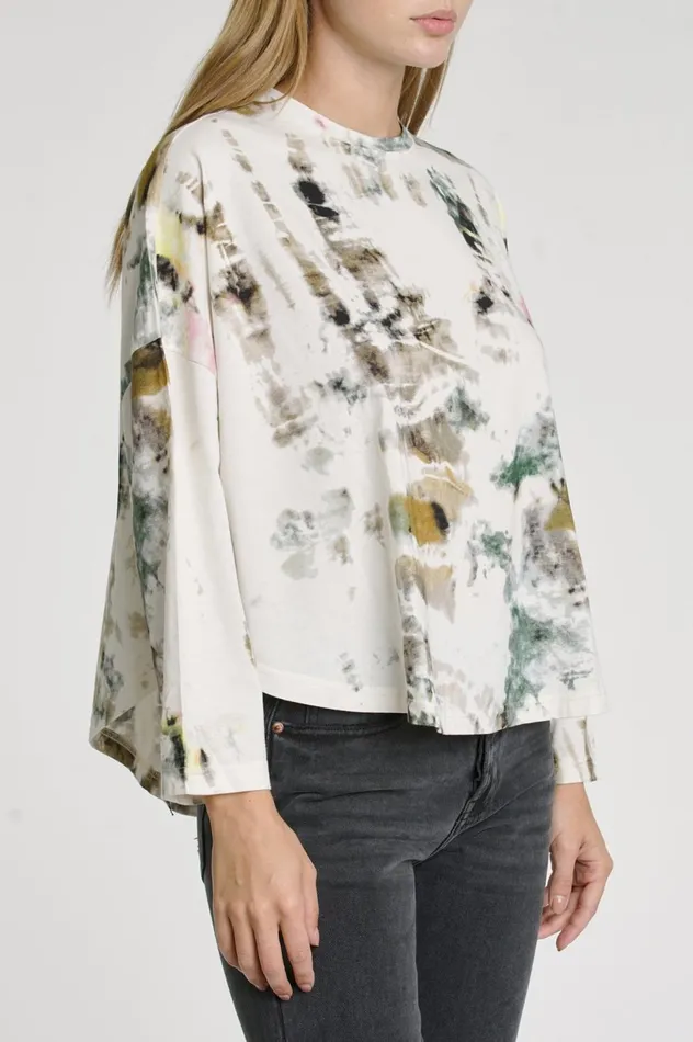 Pistola Denim Selma Long Sleeve Curved Hem Tee 8211 Atlas Women Tops