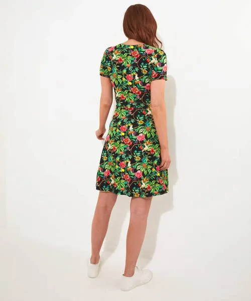 Pretty Parrot Jersey Dress Multi Apparel Dresses Joebrowns Pretty Parrot Jersey Dress Multi Apparel Dresses Joebrowns