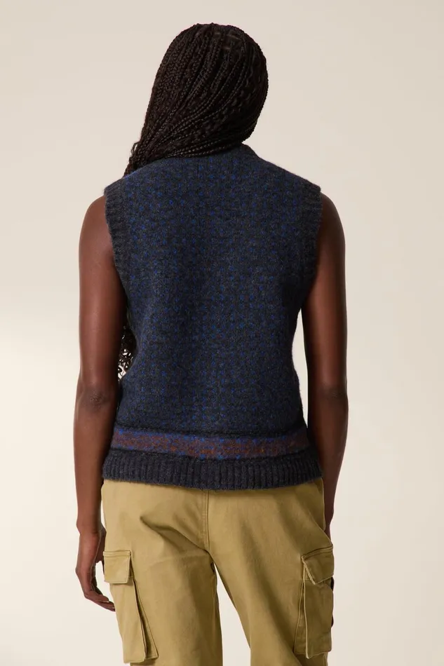 Pulls and Vests Women Leon and Harper Mamette Jac Cardigan Grey