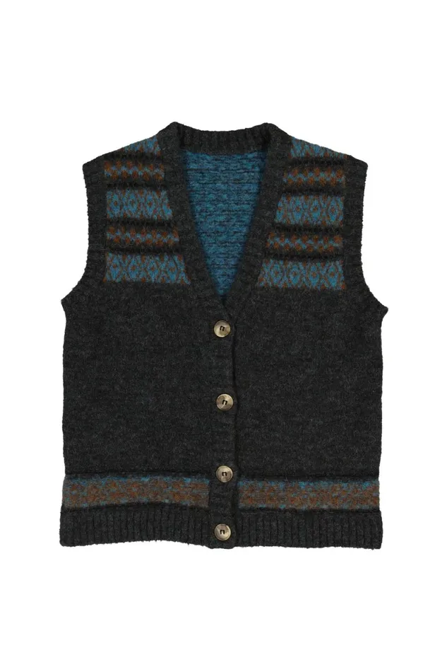 Pulls and Vests Women Leon and Harper Mamette Jac Cardigan Grey