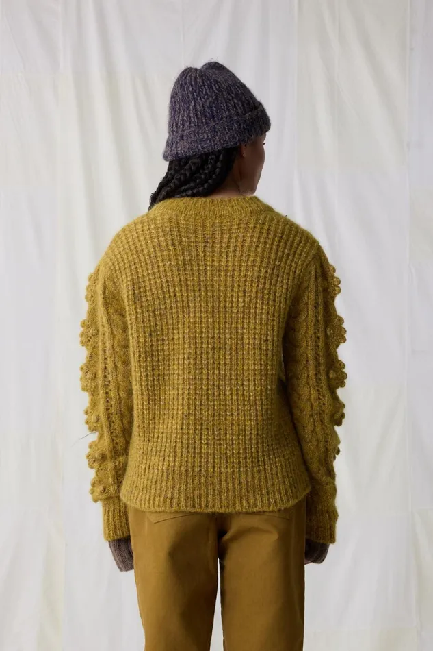Pulls and Vests Women Leon and Harper Martina Mix Jumper Yellow