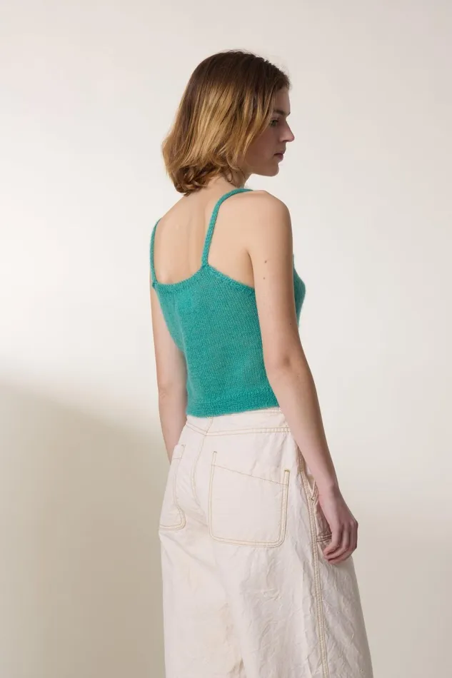Pulls and Vests Women Leon and Harper Mia Plain Top Celadon