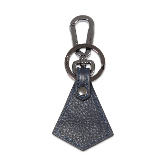 Pyramid Keyring Petrol Blue Women Lancel Key Ring