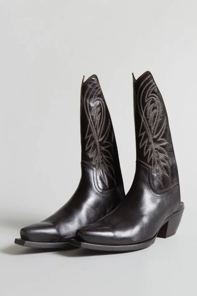 R13 Boots Women TALL HALF ANKLE COWBOY BOOT