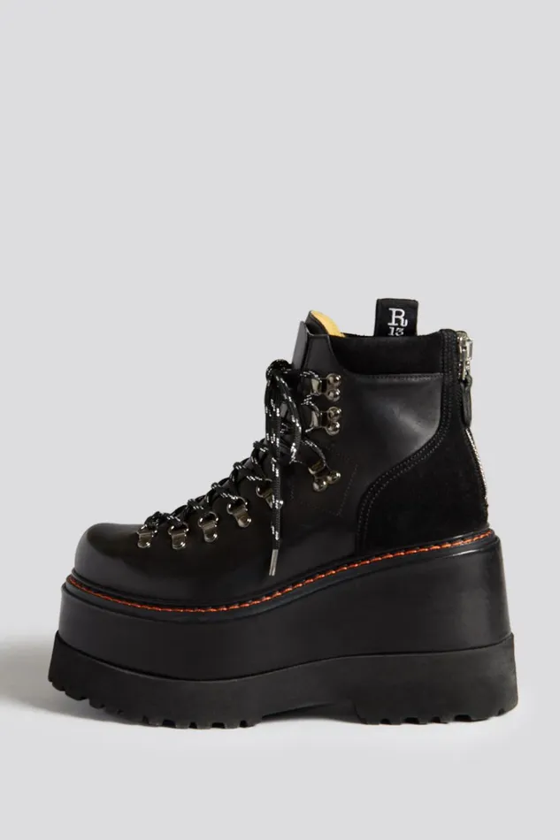 R13 Boots Women TRAILBLAZER HIKING BOOT 8211 BLACK