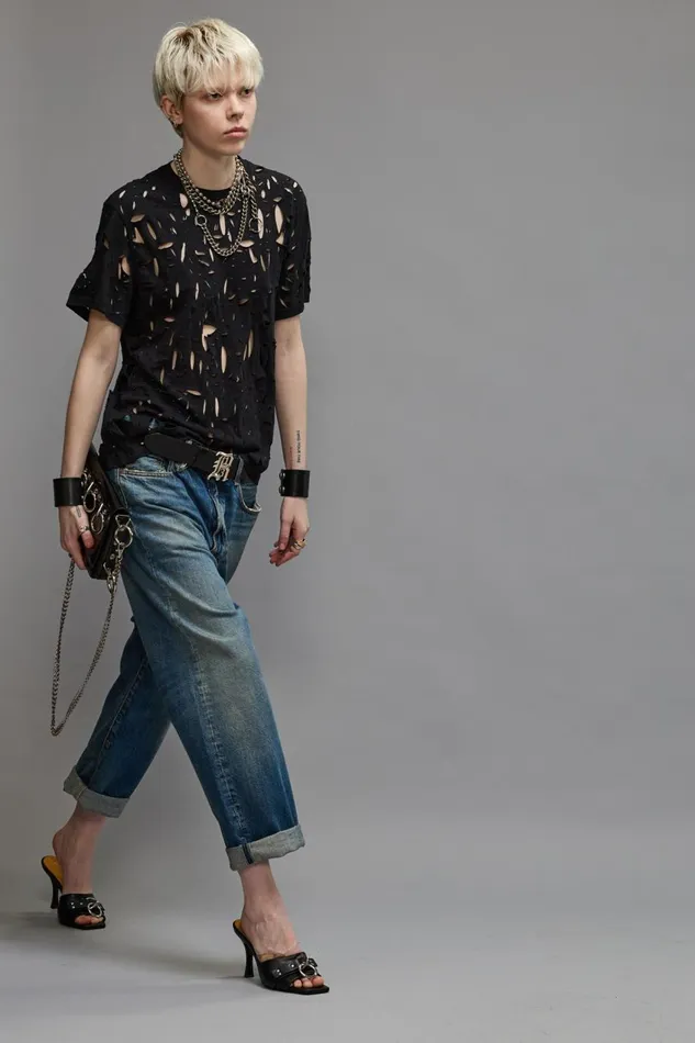R13 Boyfriend Women BOYFRIEND JEANS 8211 GARNET BLUE