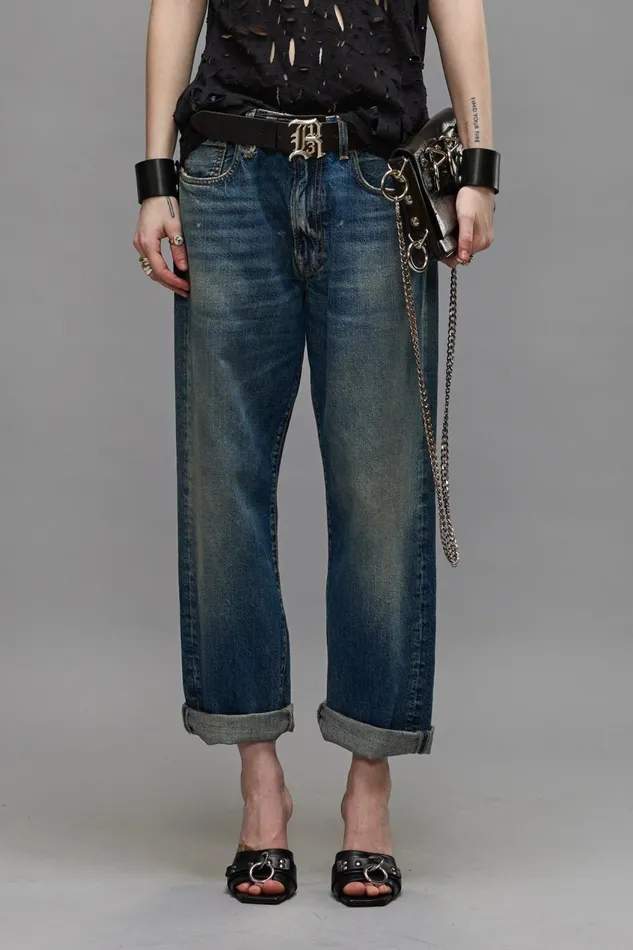 R13 Boyfriend Women BOYFRIEND JEANS 8211 GARNET BLUE