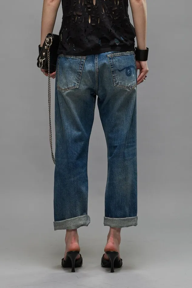 R13 Boyfriend Women BOYFRIEND JEANS 8211 GARNET BLUE