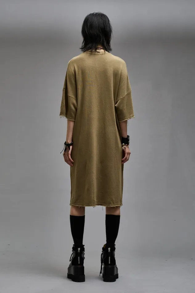 R13 Dresses and Skirts Women ELONGATED SHIRTDRESS 8211 OLIVE