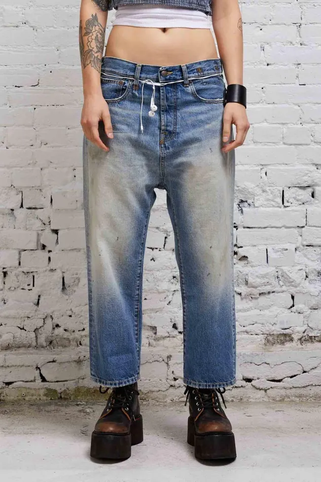 R13 Drop Women TAILORED DROP 8211 TURNER BLUE