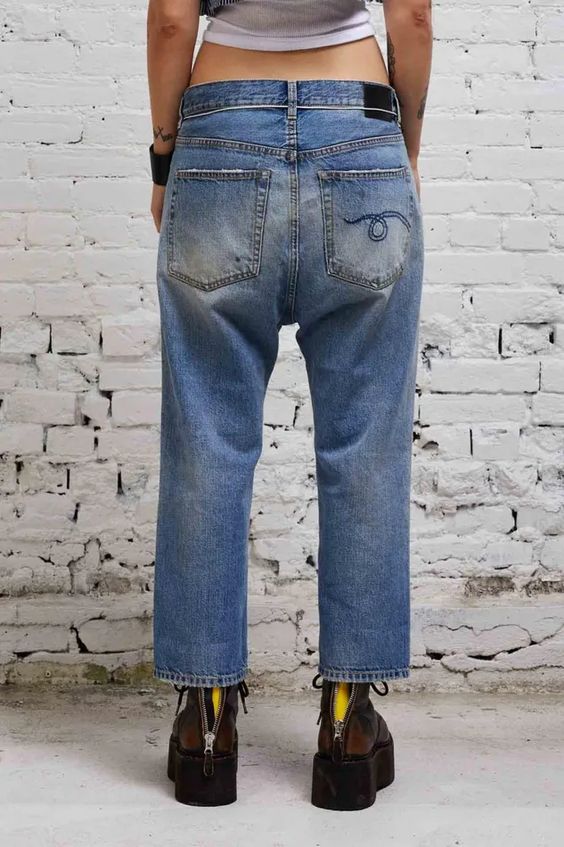 R13 Drop Women TAILORED DROP 8211 TURNER BLUE