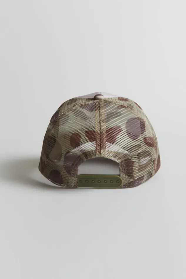 R13 Hats Women R13 TRUCKER HAT 8211 CAMOUFLAGE